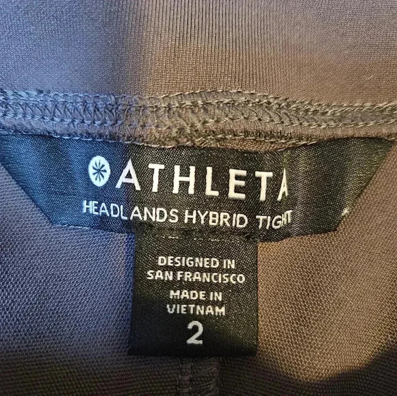Athleta Headlands Hybrid Tight Pants Shale 2 - Picture 15 of 16